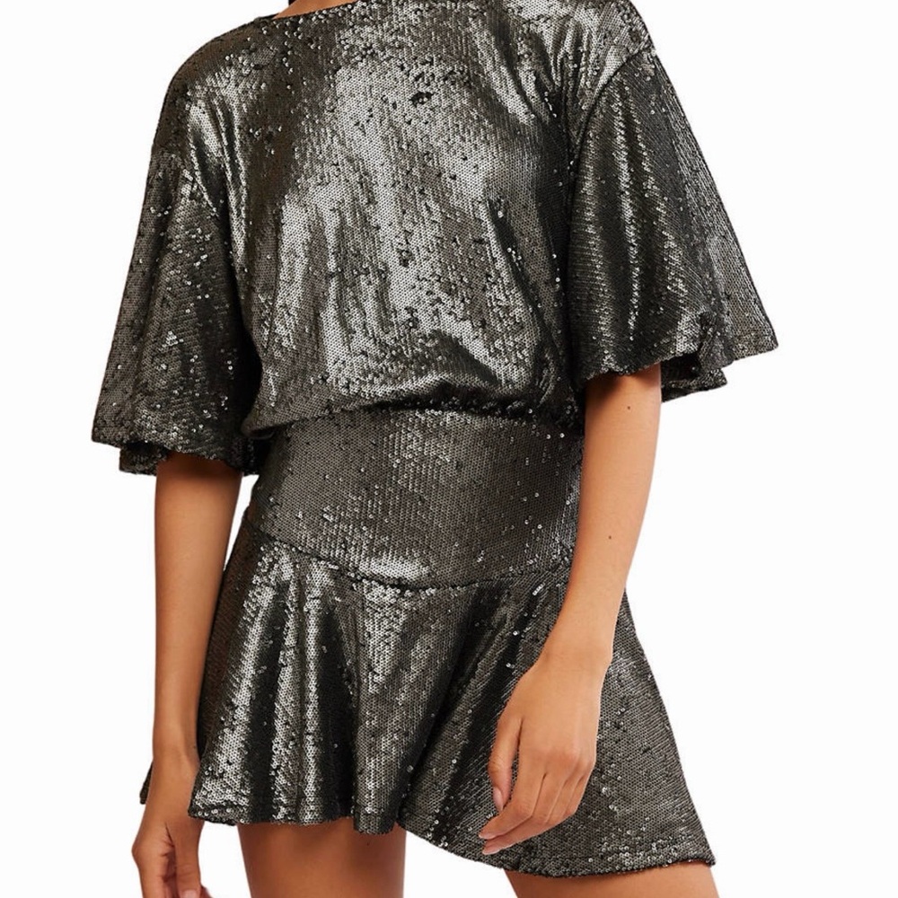 Free People Manuka Sequin Mini Dress